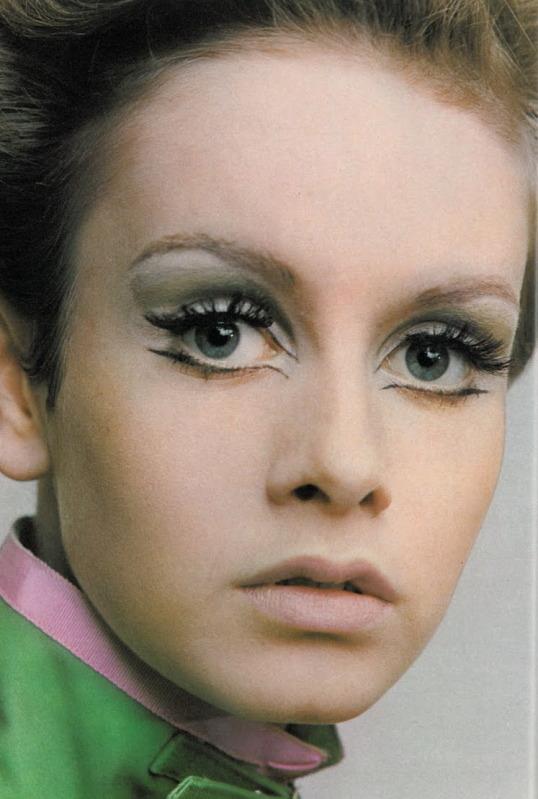 1960s false eyelashes vintage makeup