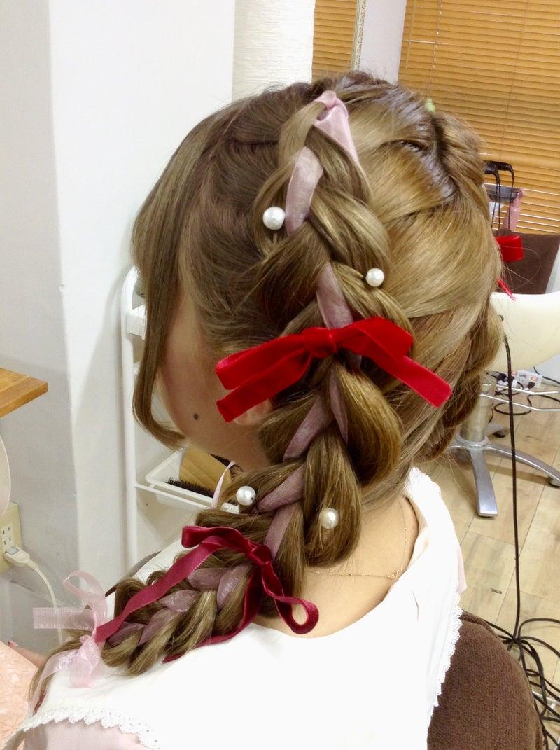 Braids with hair accessories