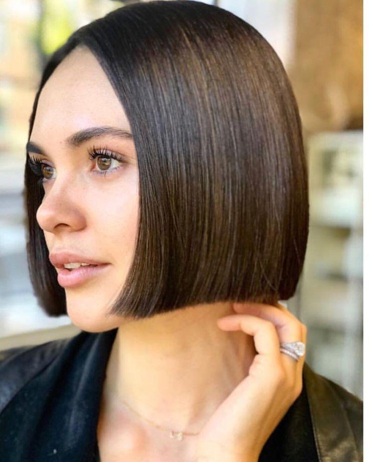 Chic blunt bob haircut style