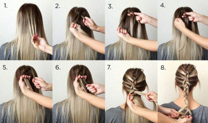 Classic French braid beginner style
