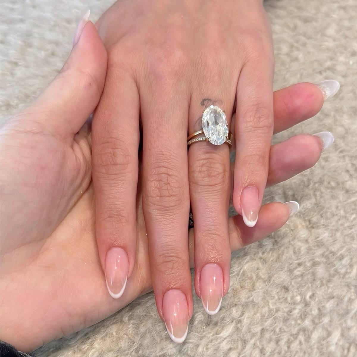 Hailey Bieber French Tips Ideas for a Glossy Chic Manicure