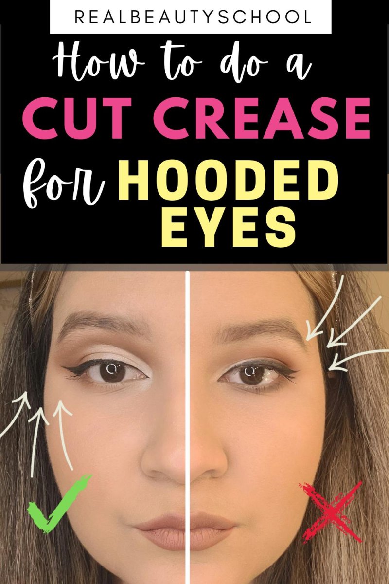 Hooded eye cut crease definition