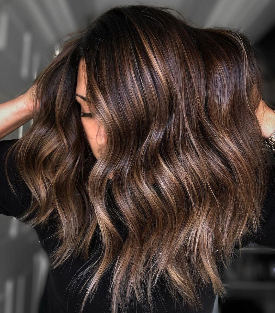 Dimensional brunette hair