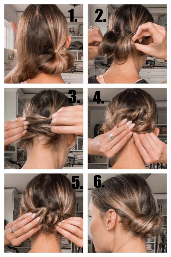 Easy DIY wedding guest hairstyle