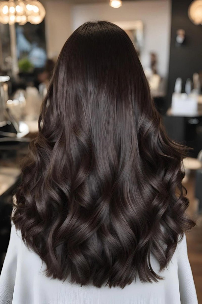 Espresso brown hair colour