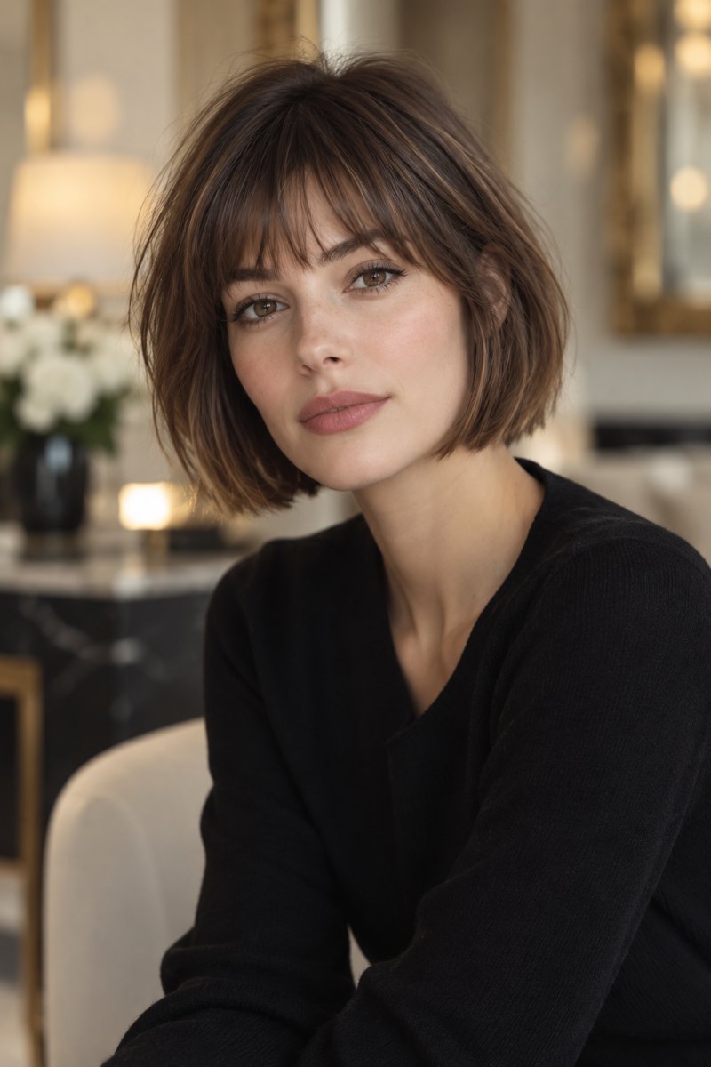 French bob for fine hair