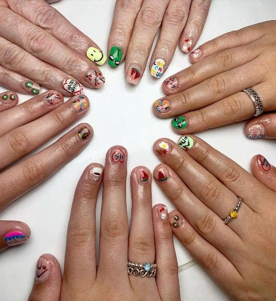 Love on Tour Harry Styles nails