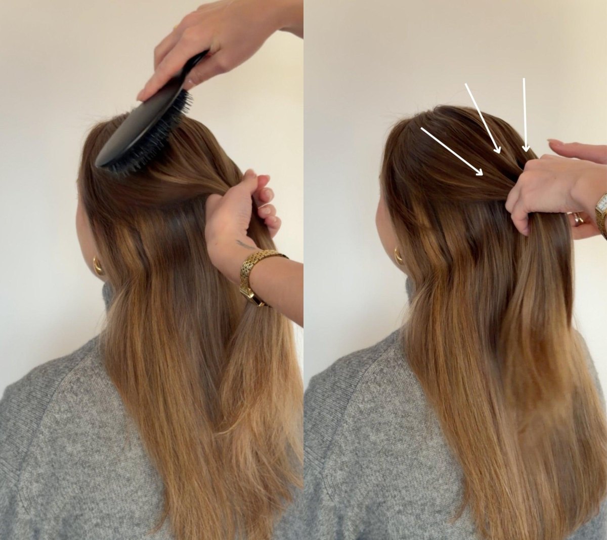 Hair preparation before braiding