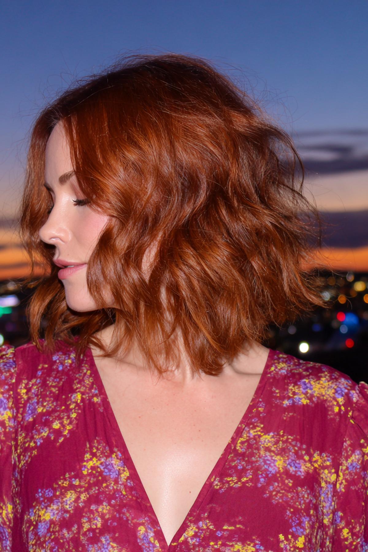 Wavy Auburn Lob