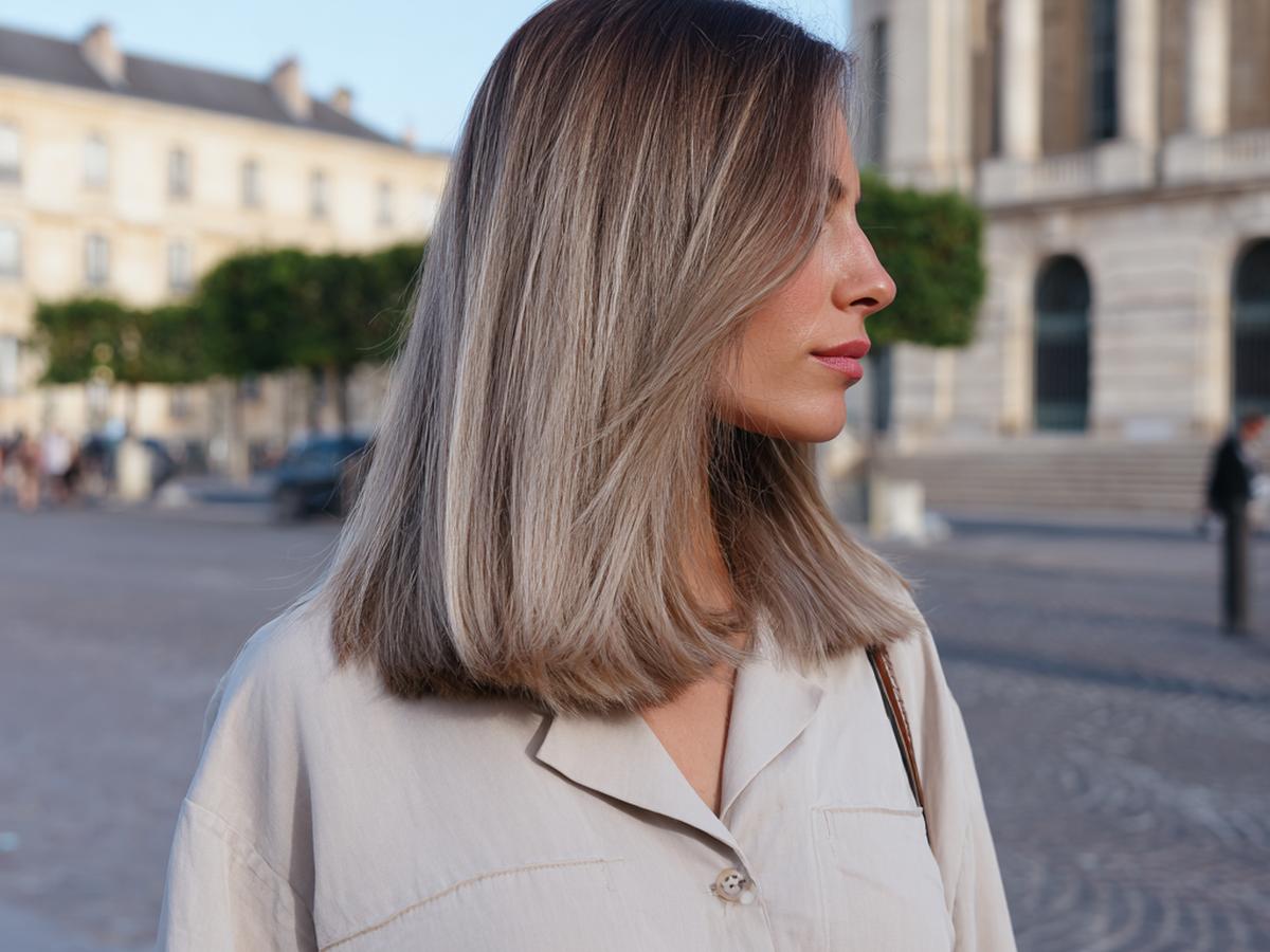 Straight Ash Blonde Ombre