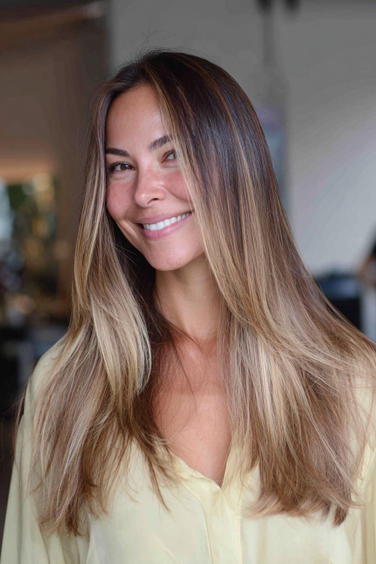 Dark To Blonde Balayage