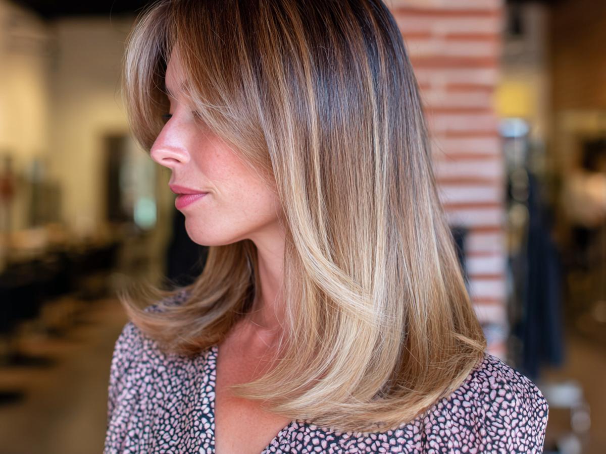 Face Framing Layers Balayage