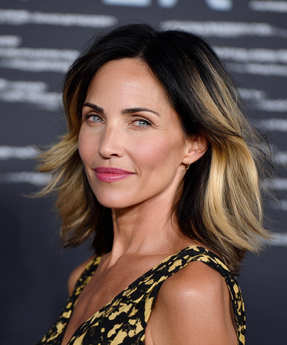 Dark To Blonde Midlength Layers