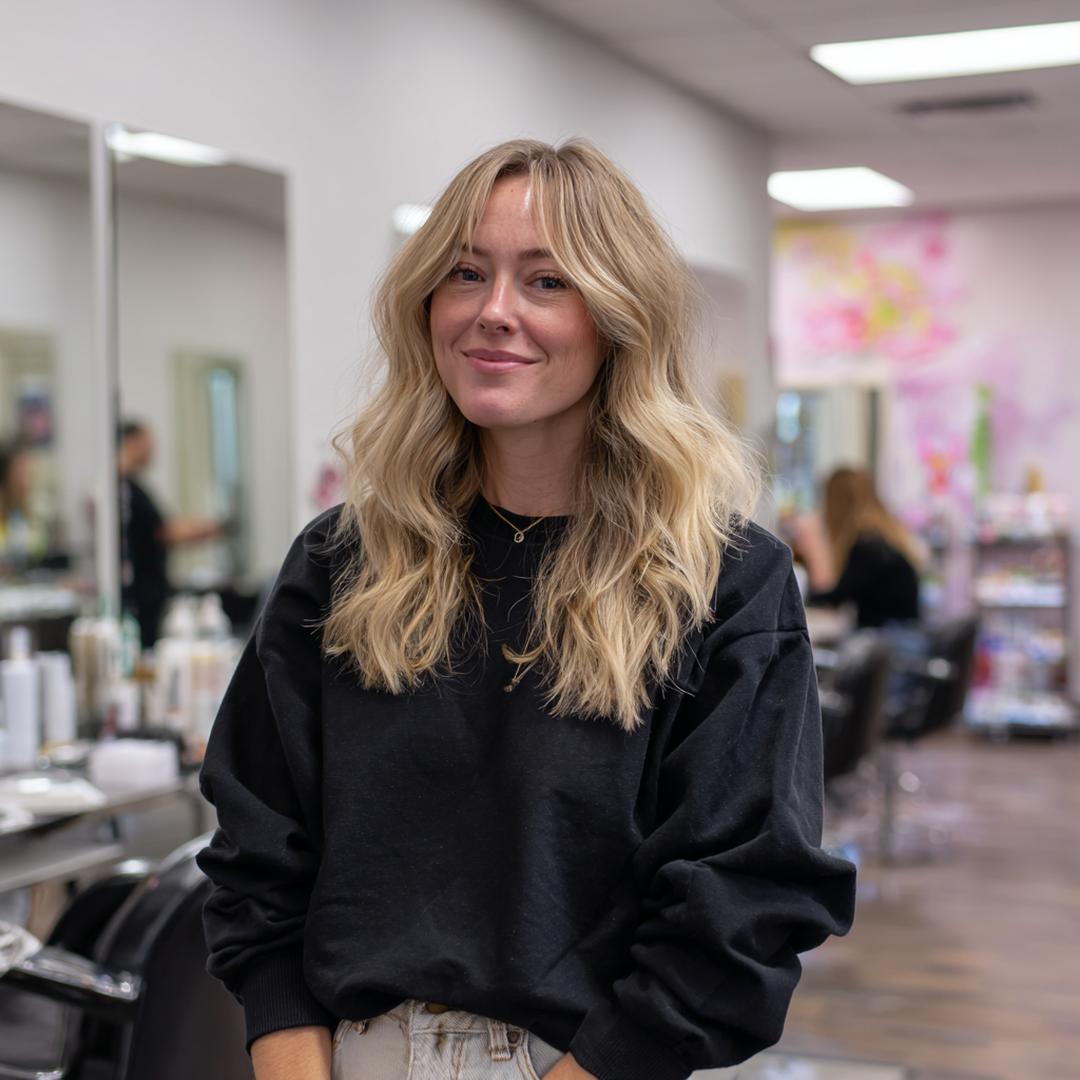 Blonde Waves With Lowlights