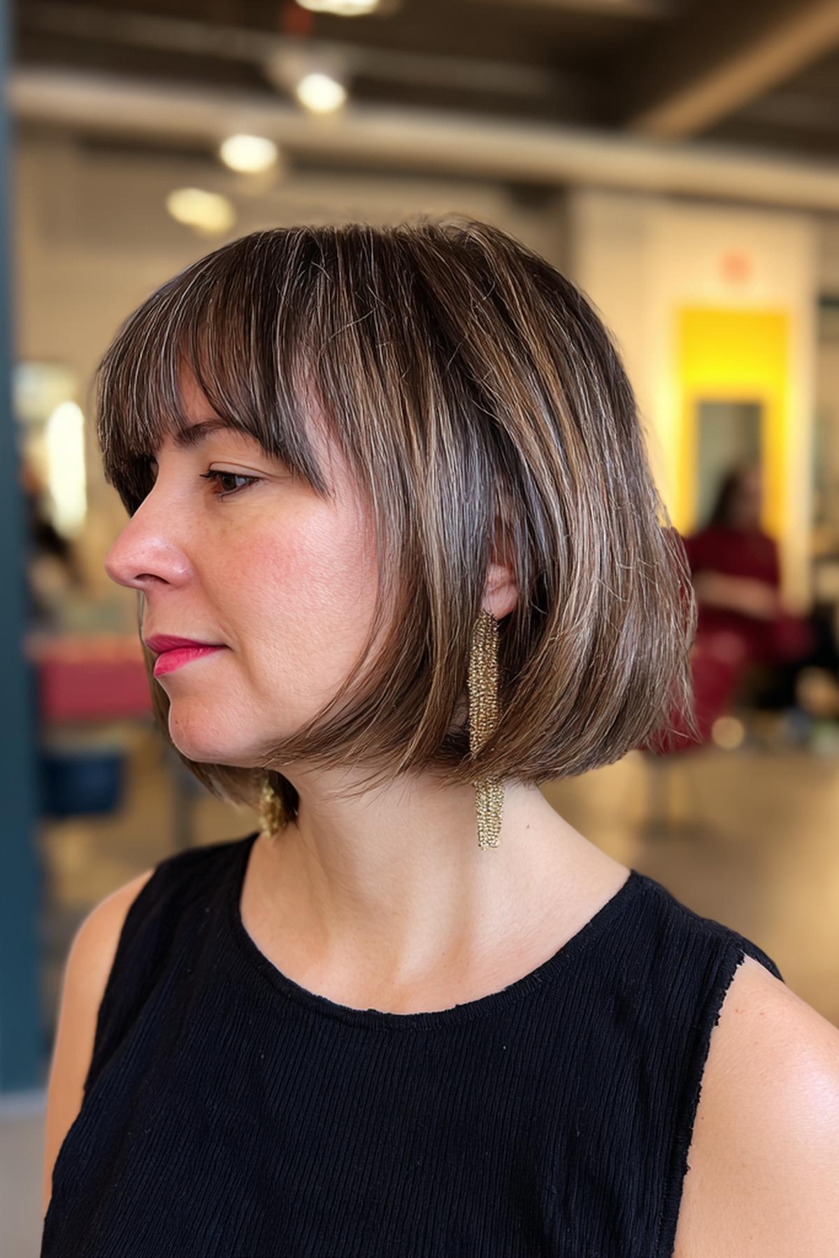 Highlighted Bob Piecey Fringe