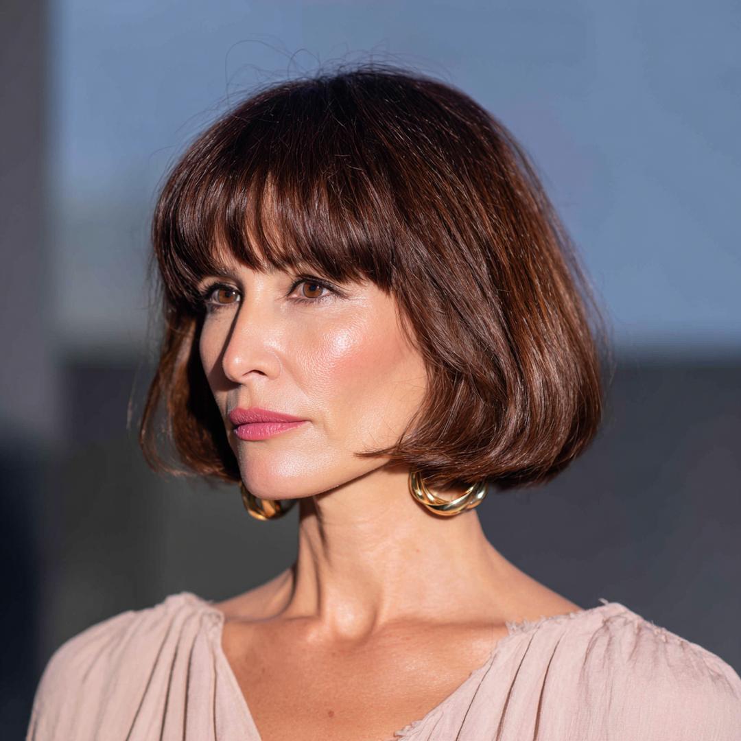 Classic Bob With Fringe