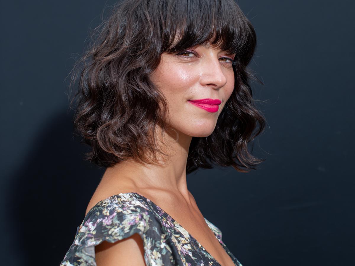 Curly Bob With Fringe