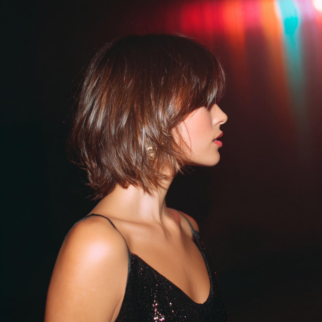 Layered Brown Bob