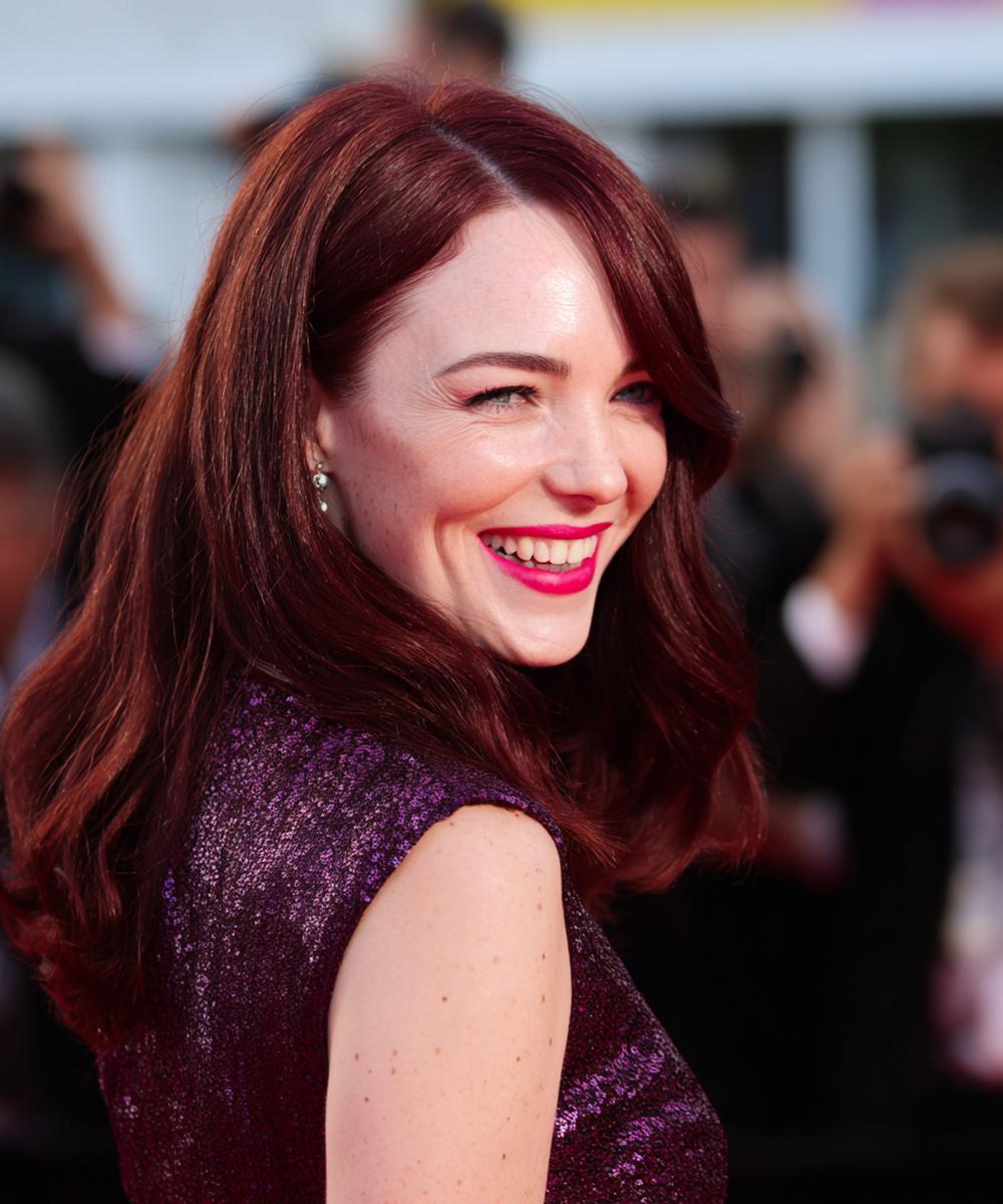 Burgundy Medium Loose Waves