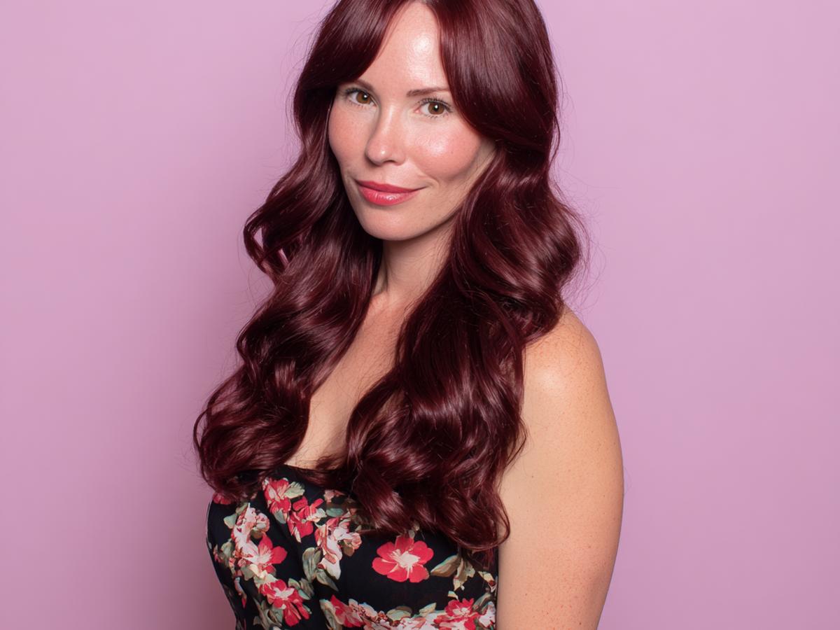 Long Cherry Loose Waves