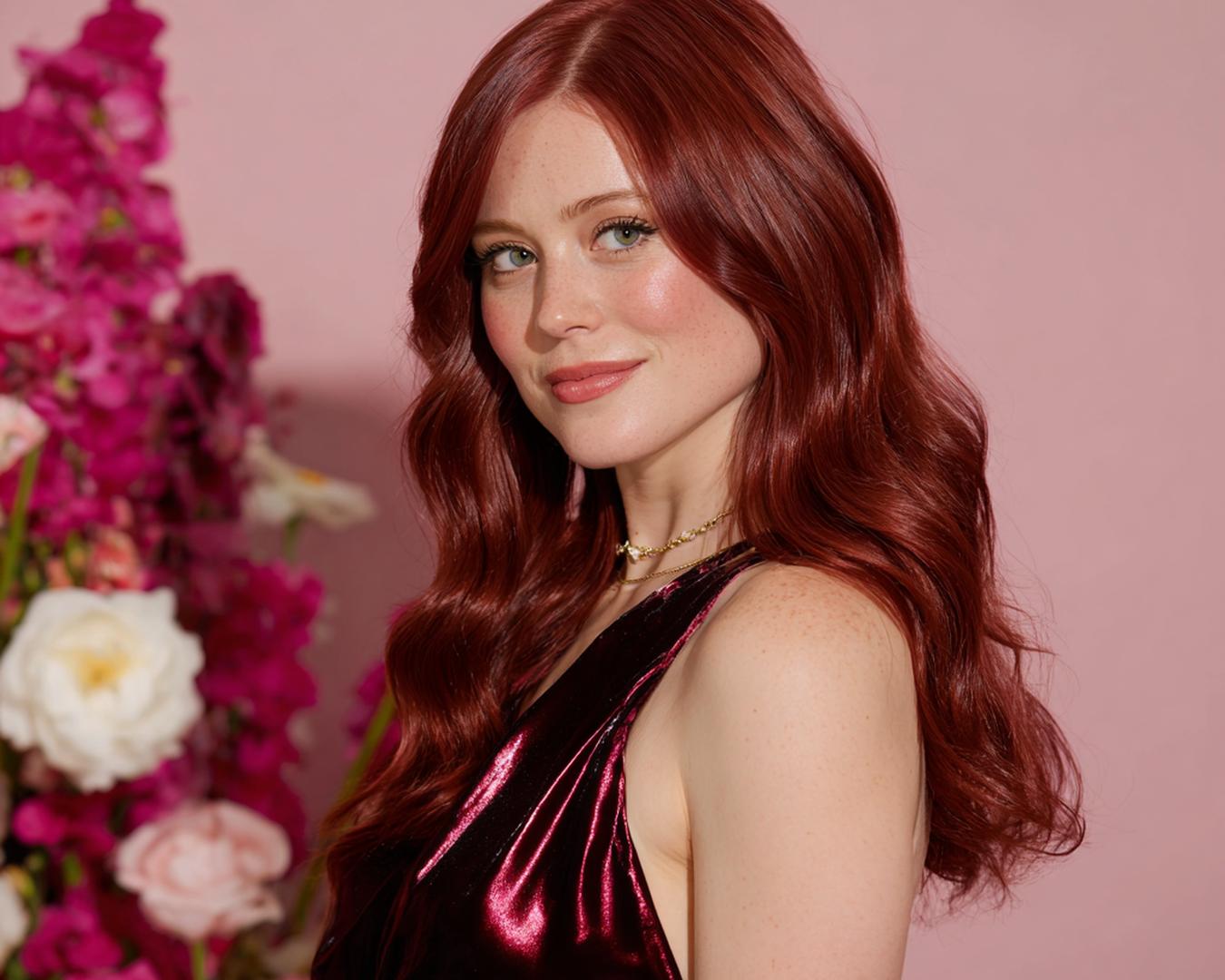 Cherry Red Soft Waves