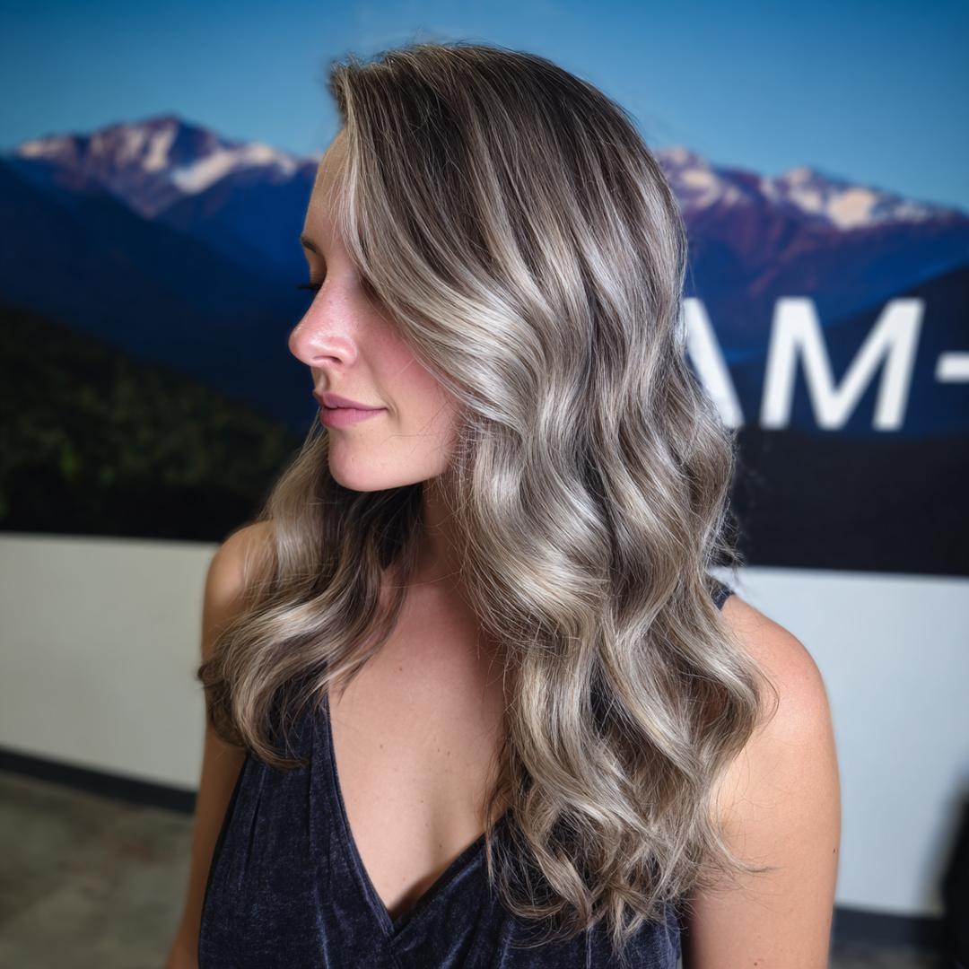 Ash Blonde Loose Waves