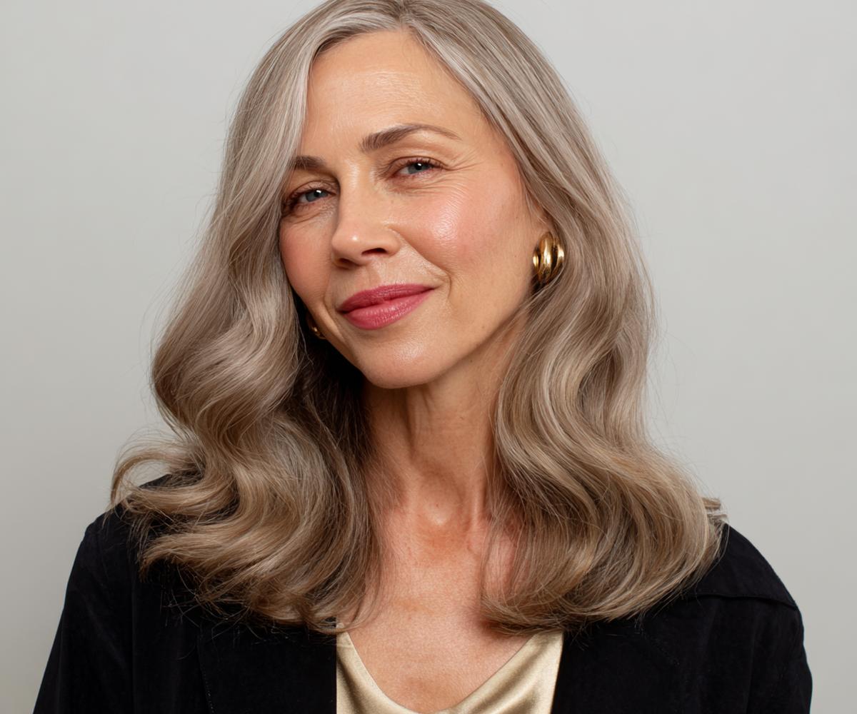 Smoky Ash Blonde Waves