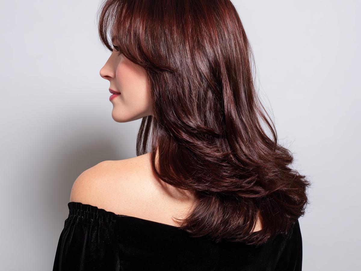 Auburn Long Layered Cut