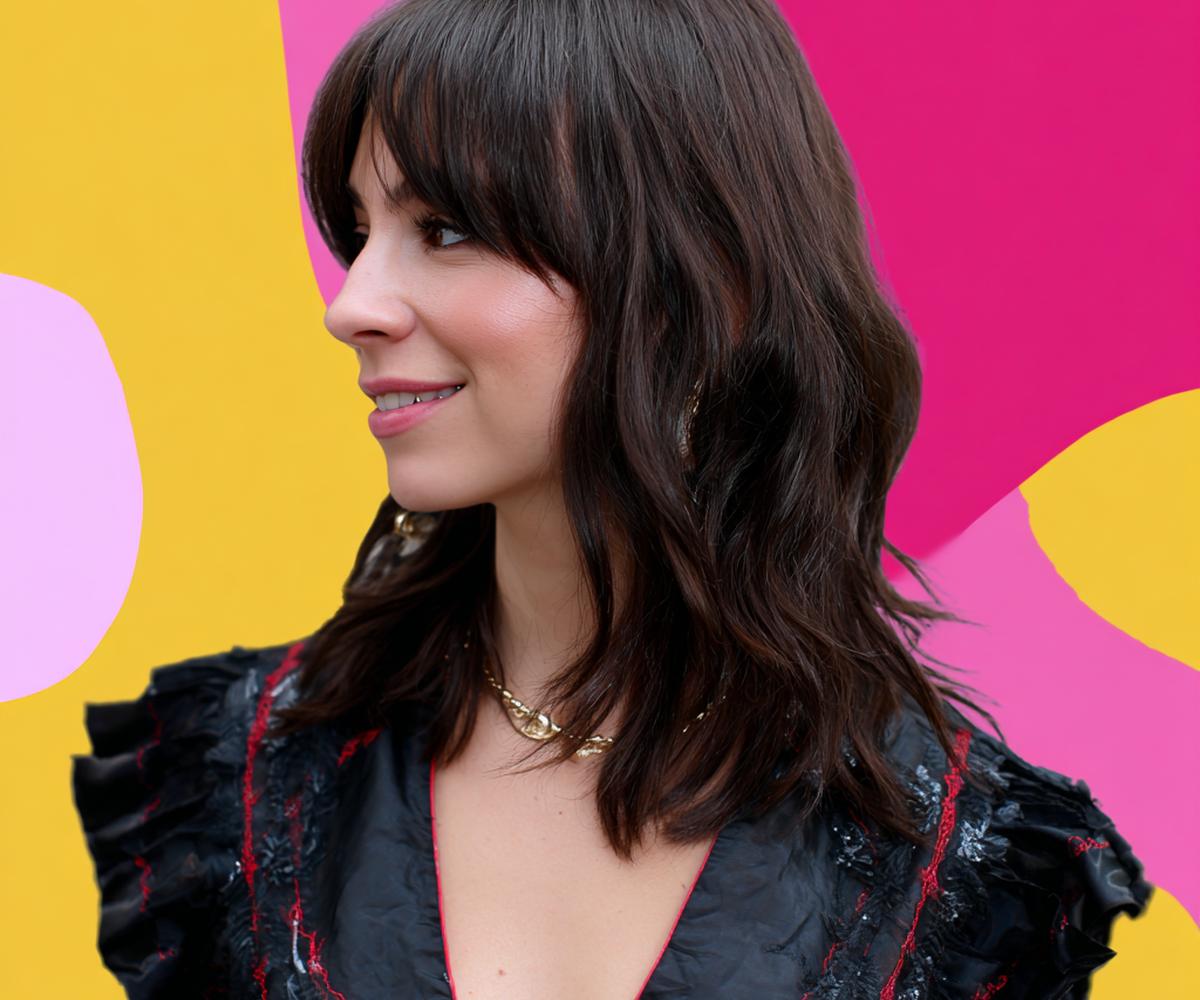 Dark Brown Shag Bangs