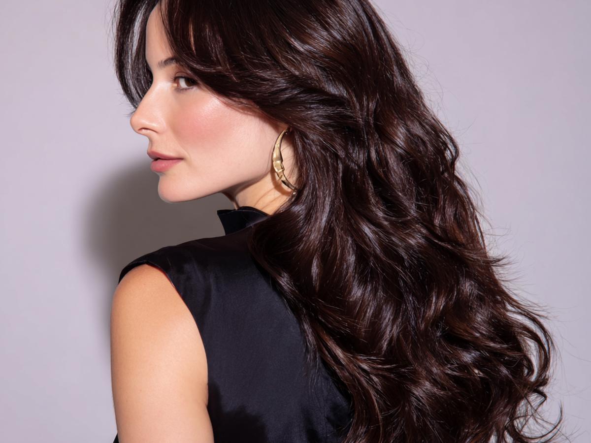 Long Dark Brown Waves