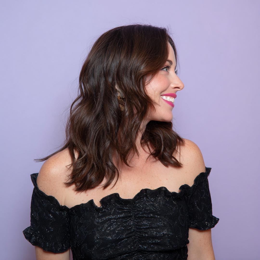 Midlength Dark Brown Waves