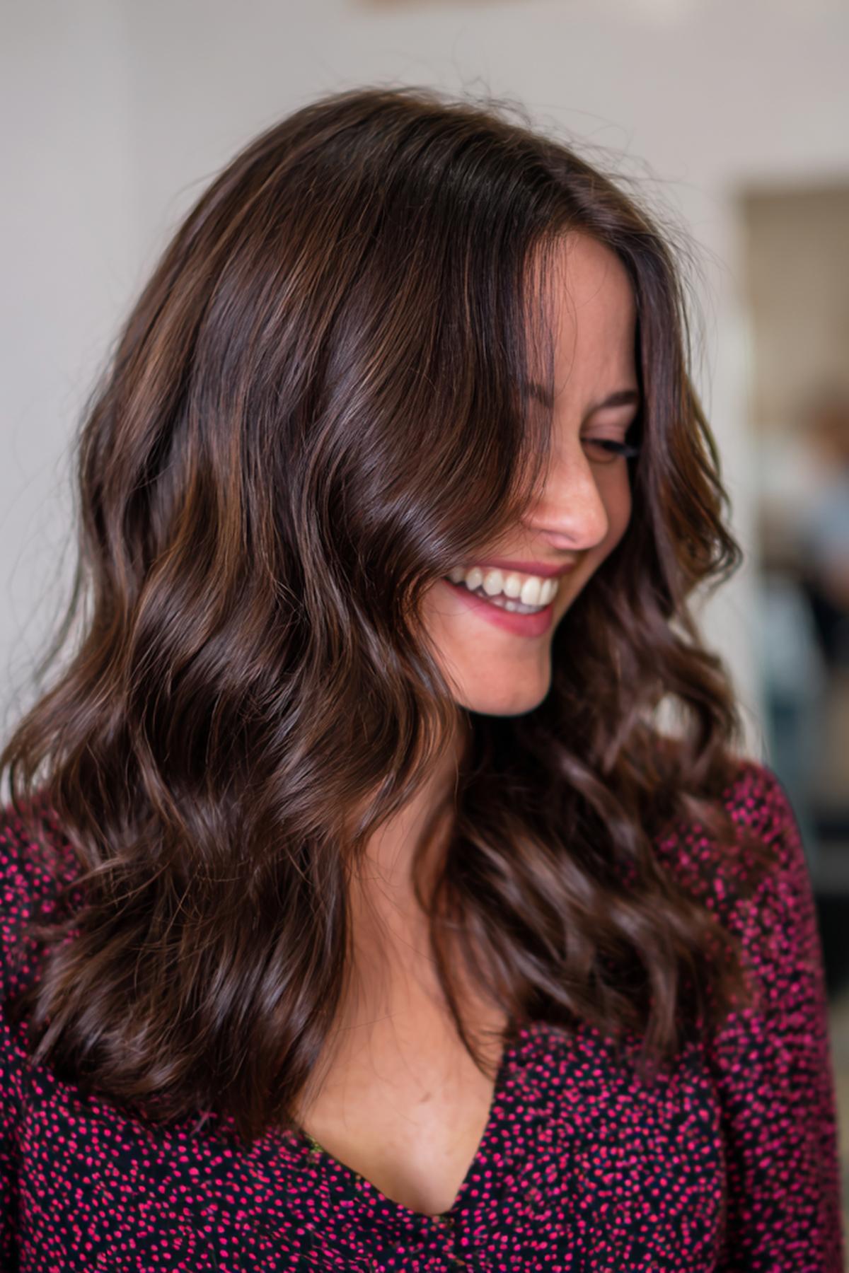 Dark Brown Loose Waves