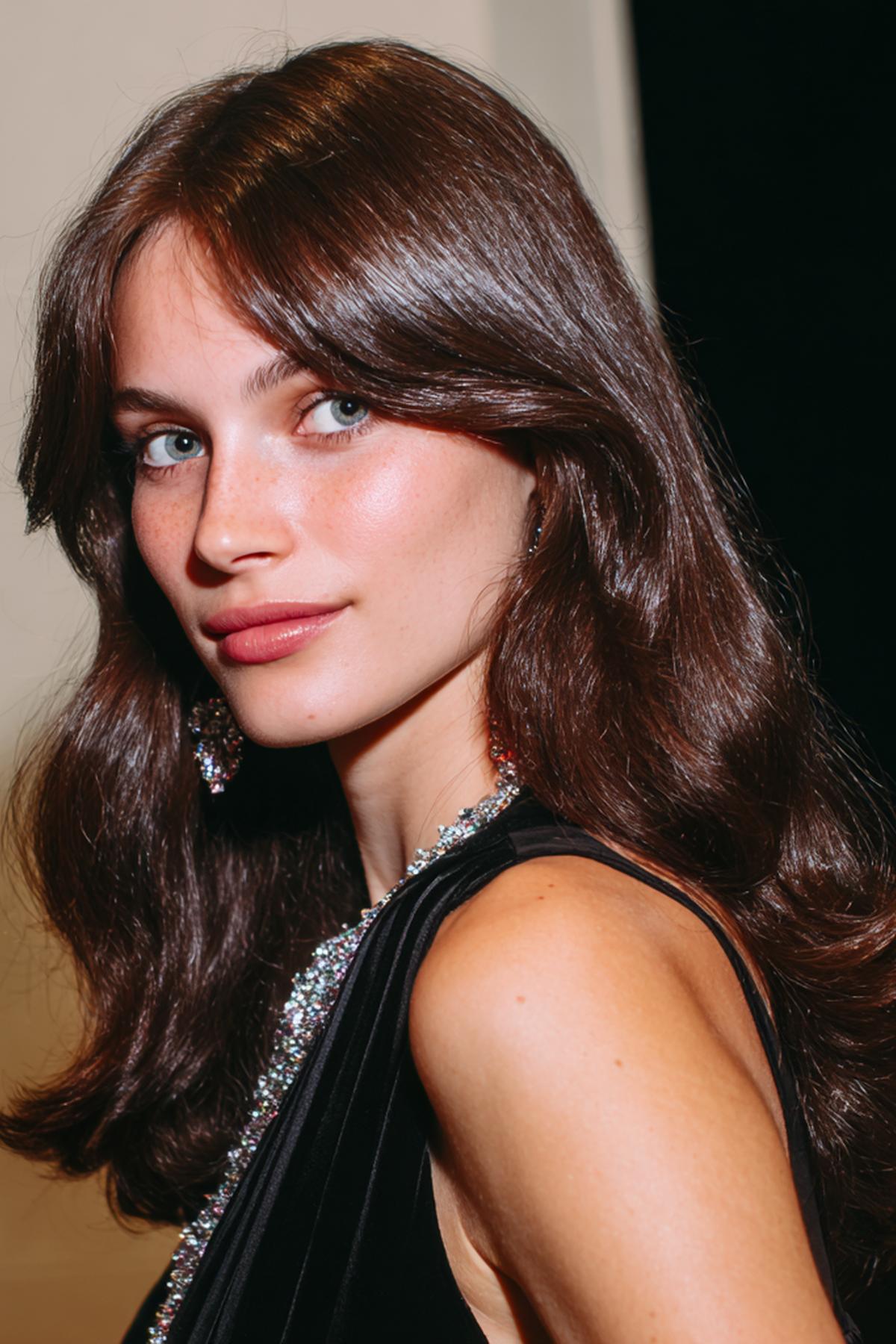 Dark Brown Soft Waves