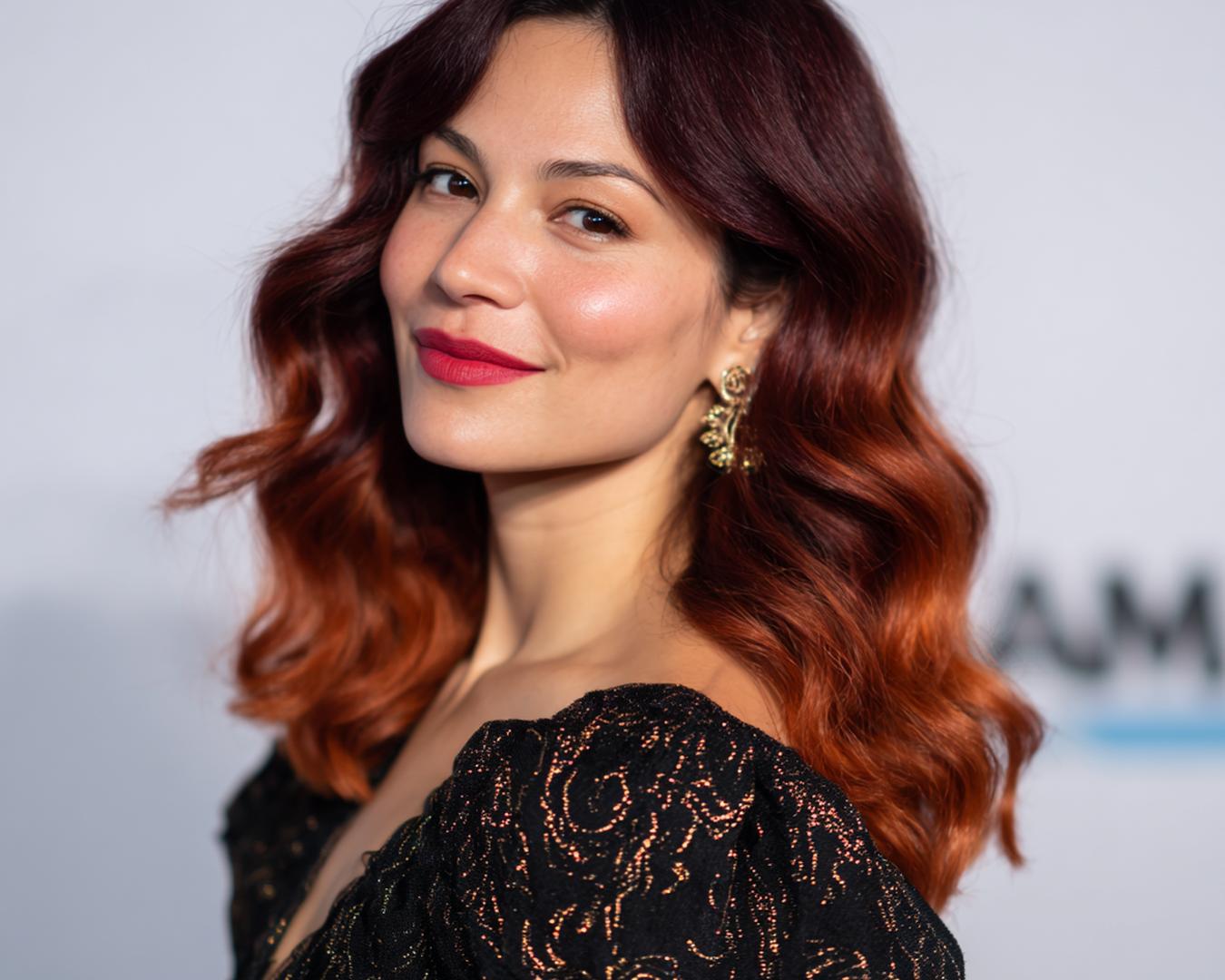 Copper Ombre Soft Waves