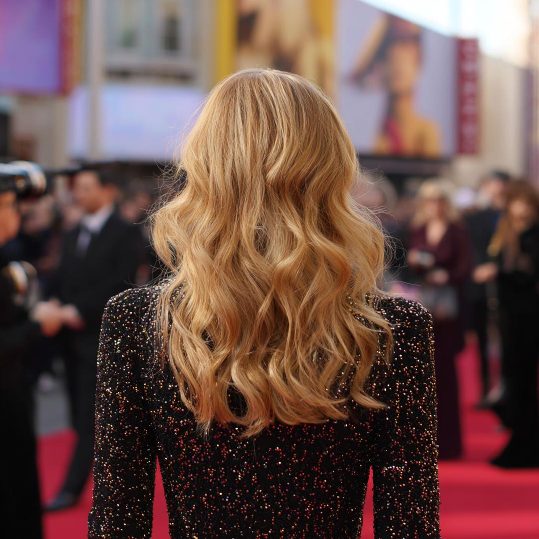Golden Blonde Long Waves