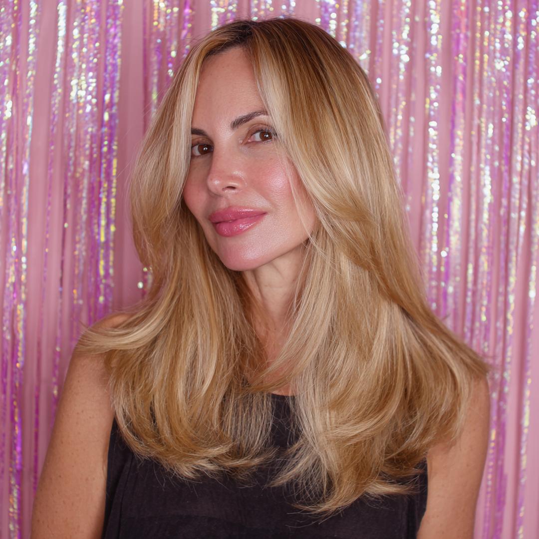 Long Golden Blonde Layers