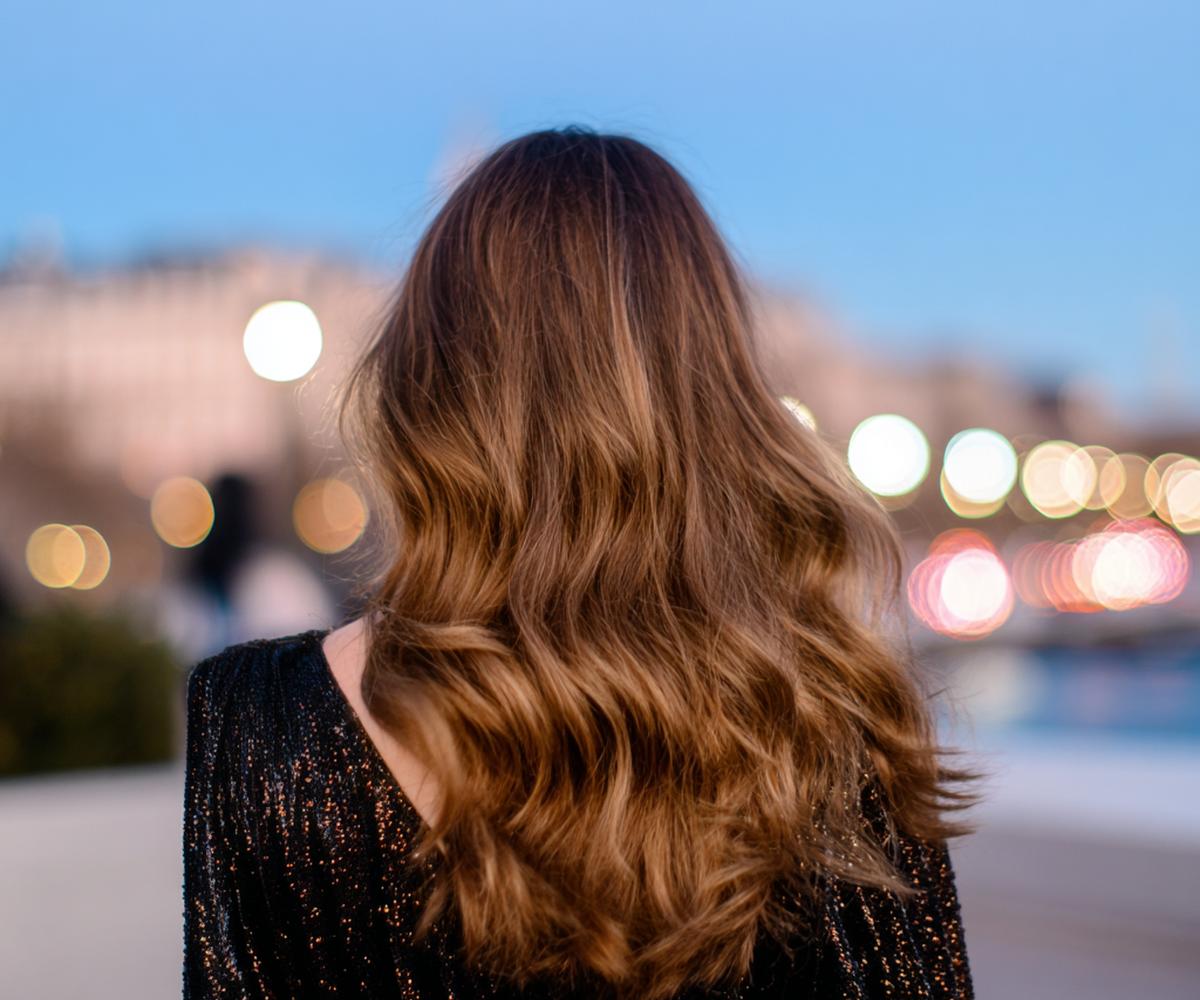 Golden Brown Balayage Waves