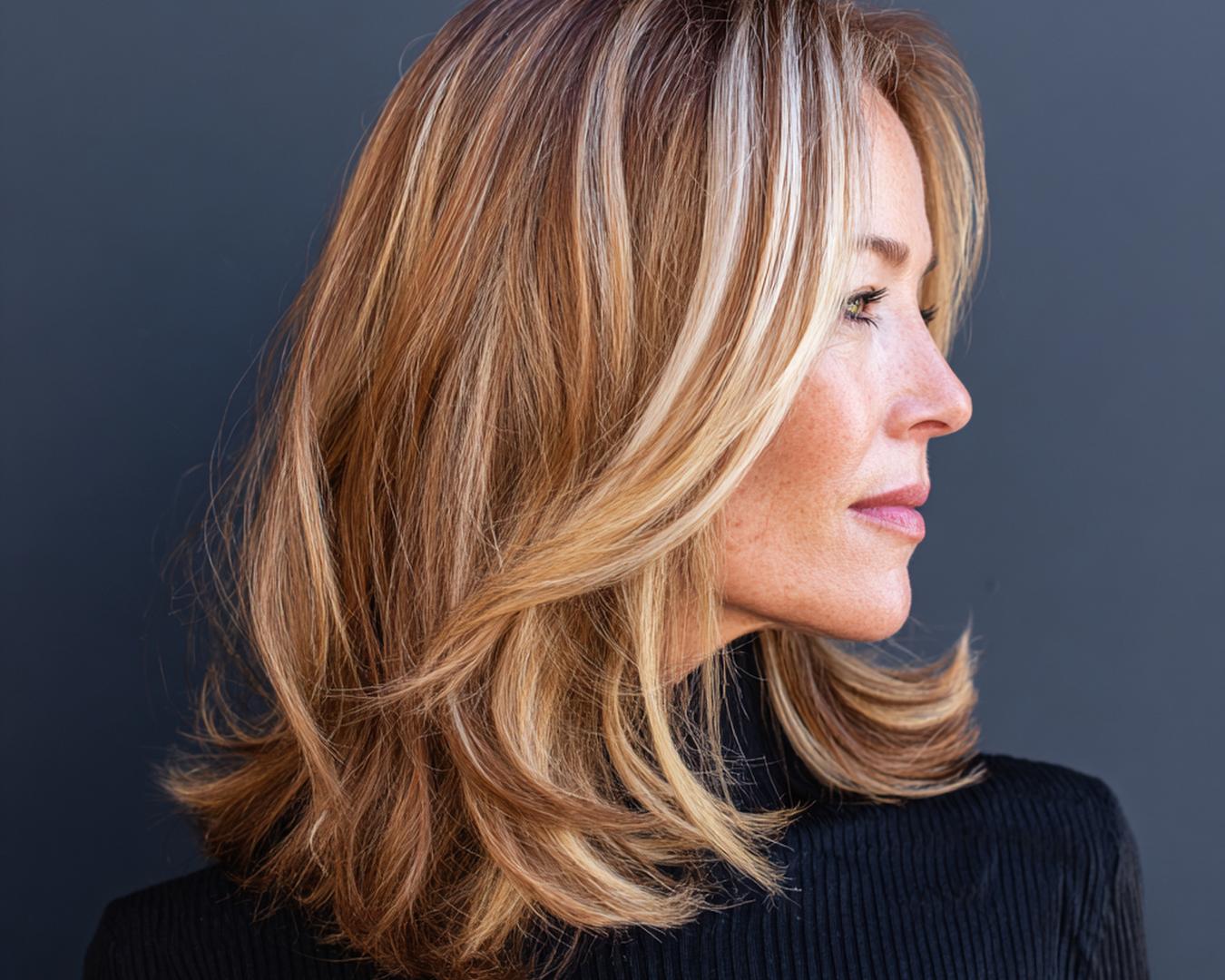 Blonde Feathered Layers