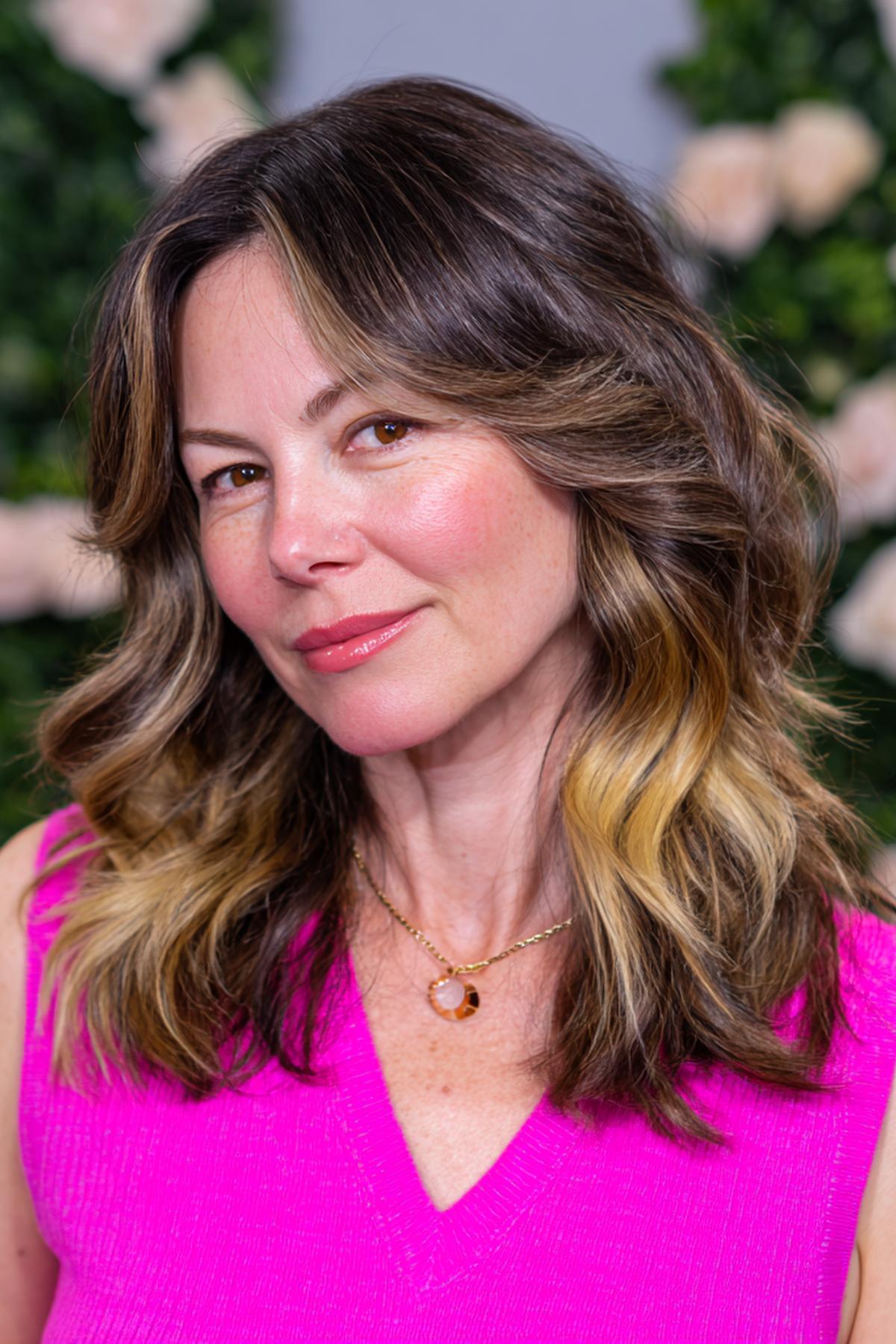 Curtain Bangs Blonde Money Piece