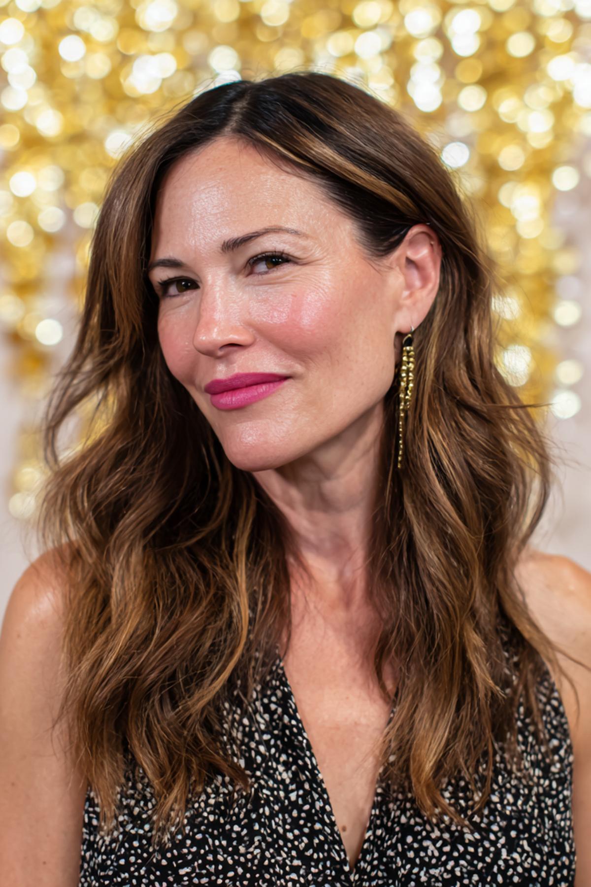 Long Wavy Brown Hair Highlights