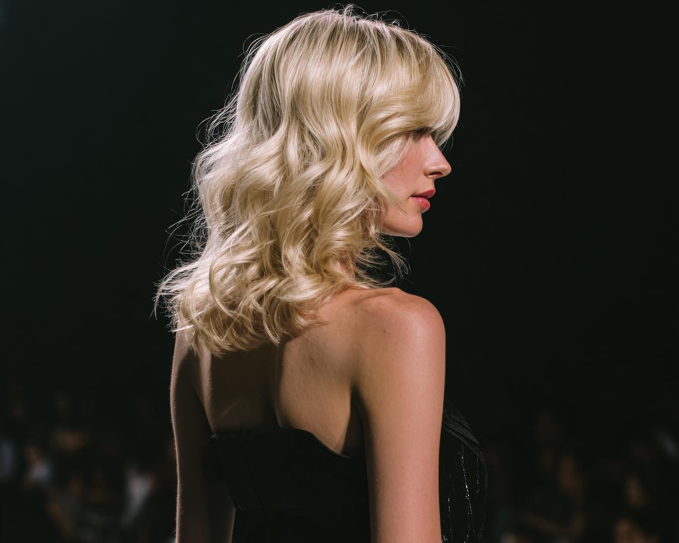Light Blonde Loose Curls