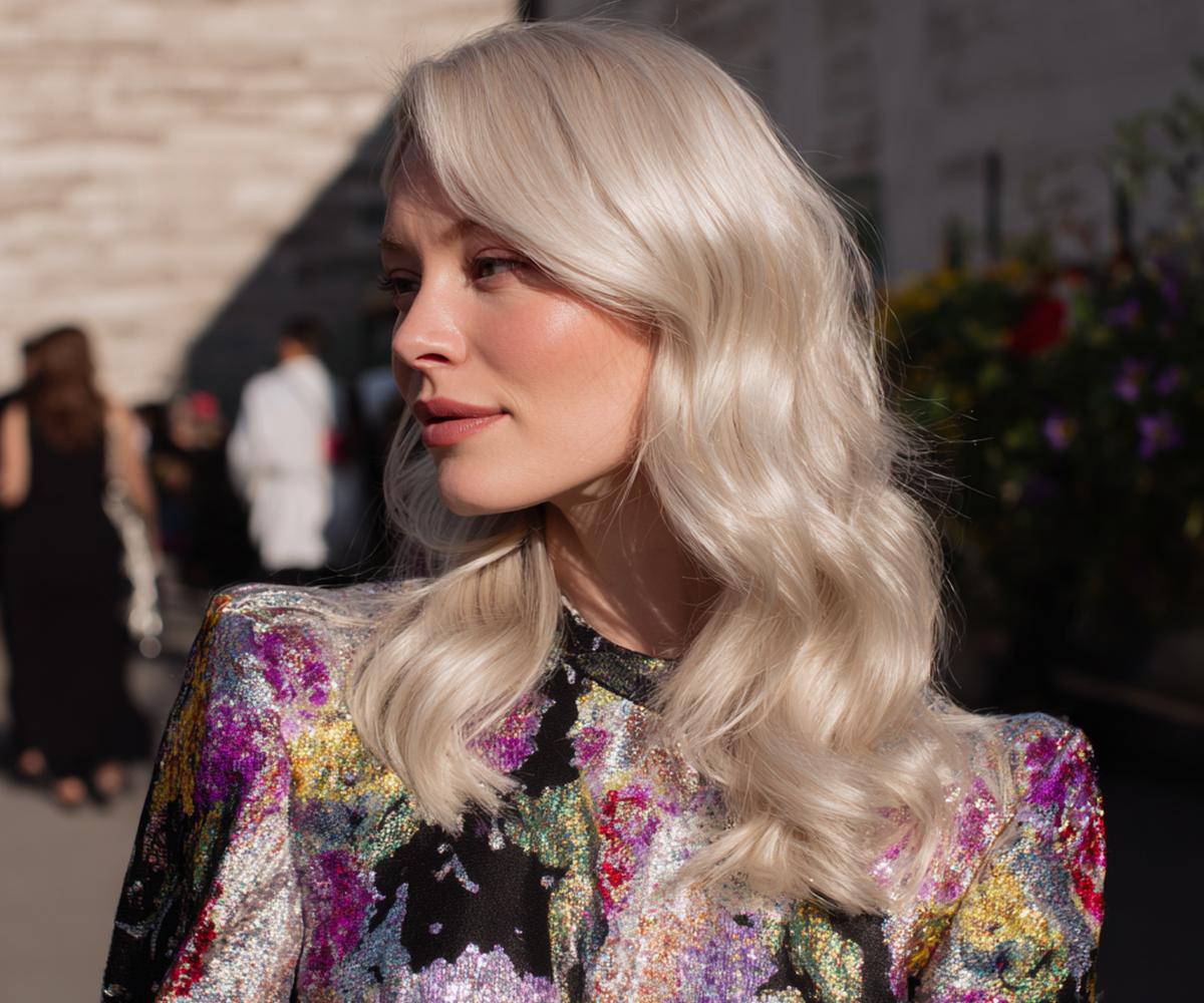 Platinum Long Loose Waves