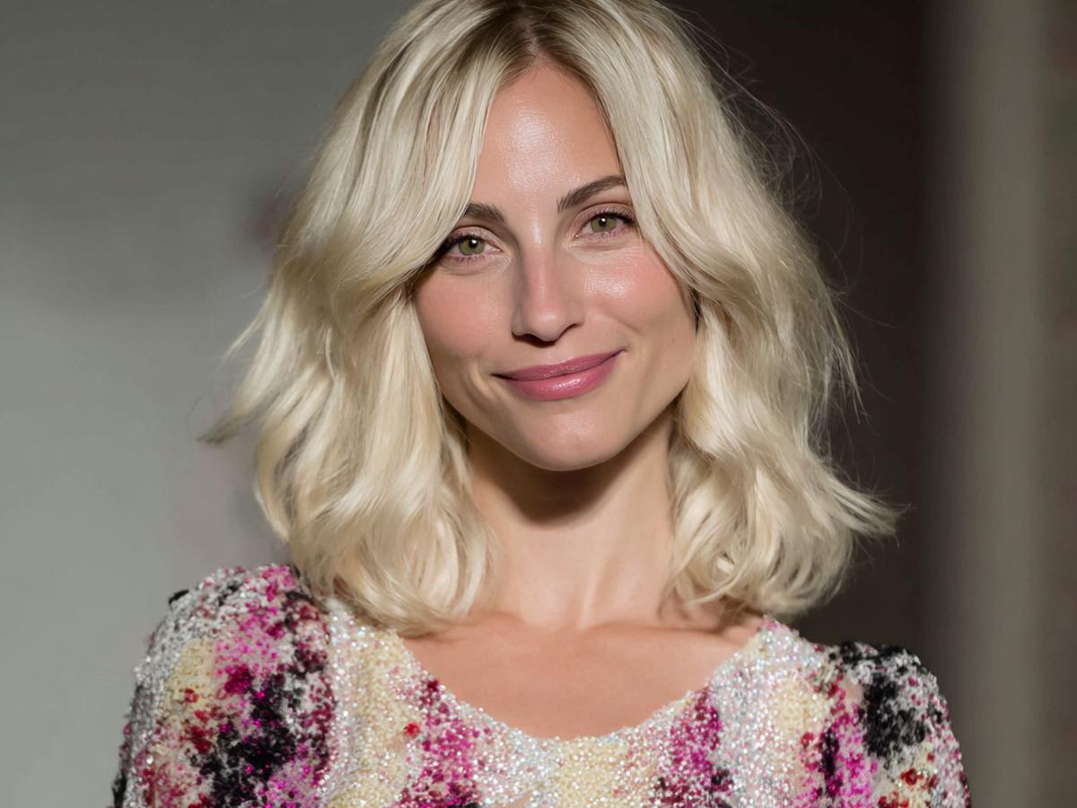 Light Blonde Wavy Lob