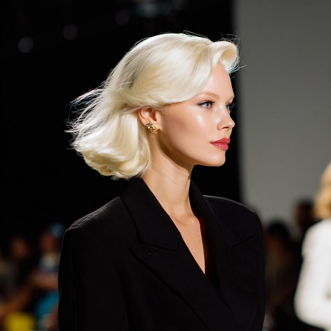 Platinum Blonde Retro Waves