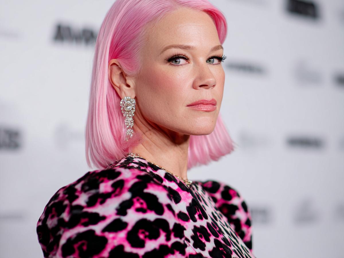 Vivid Pink Sleek Bob