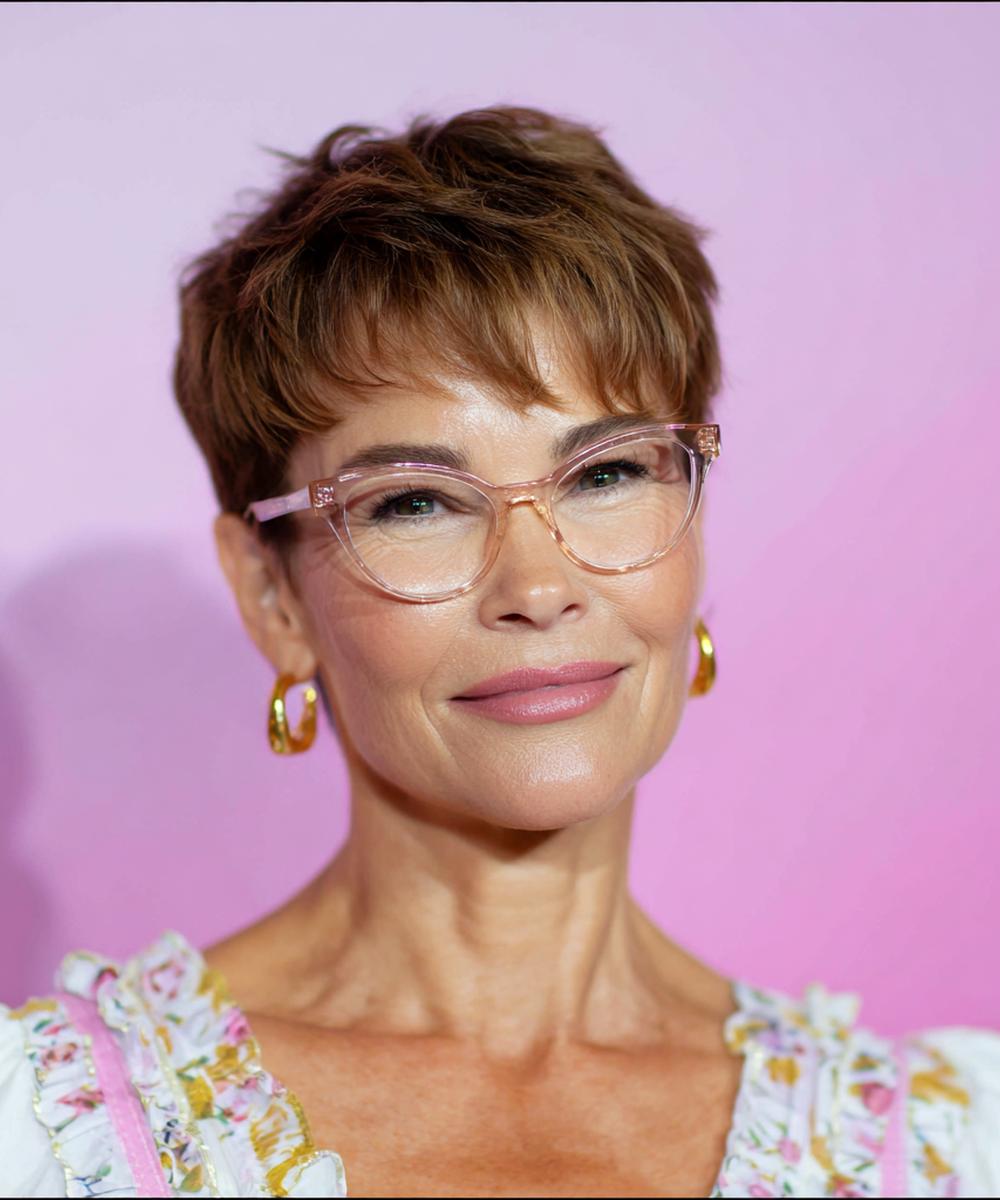 Textured Light Brown Pixie