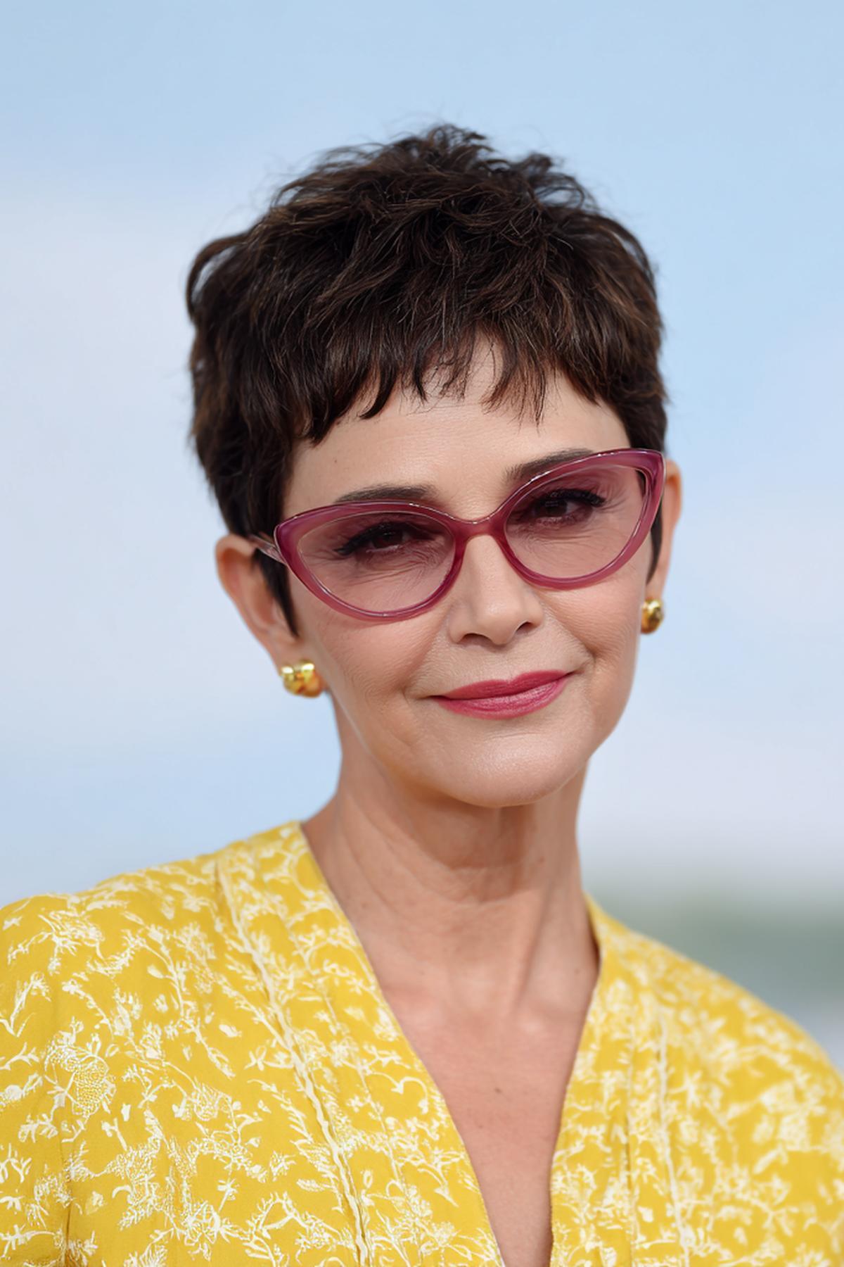 Dark Textured Pixie With Micro Bangs