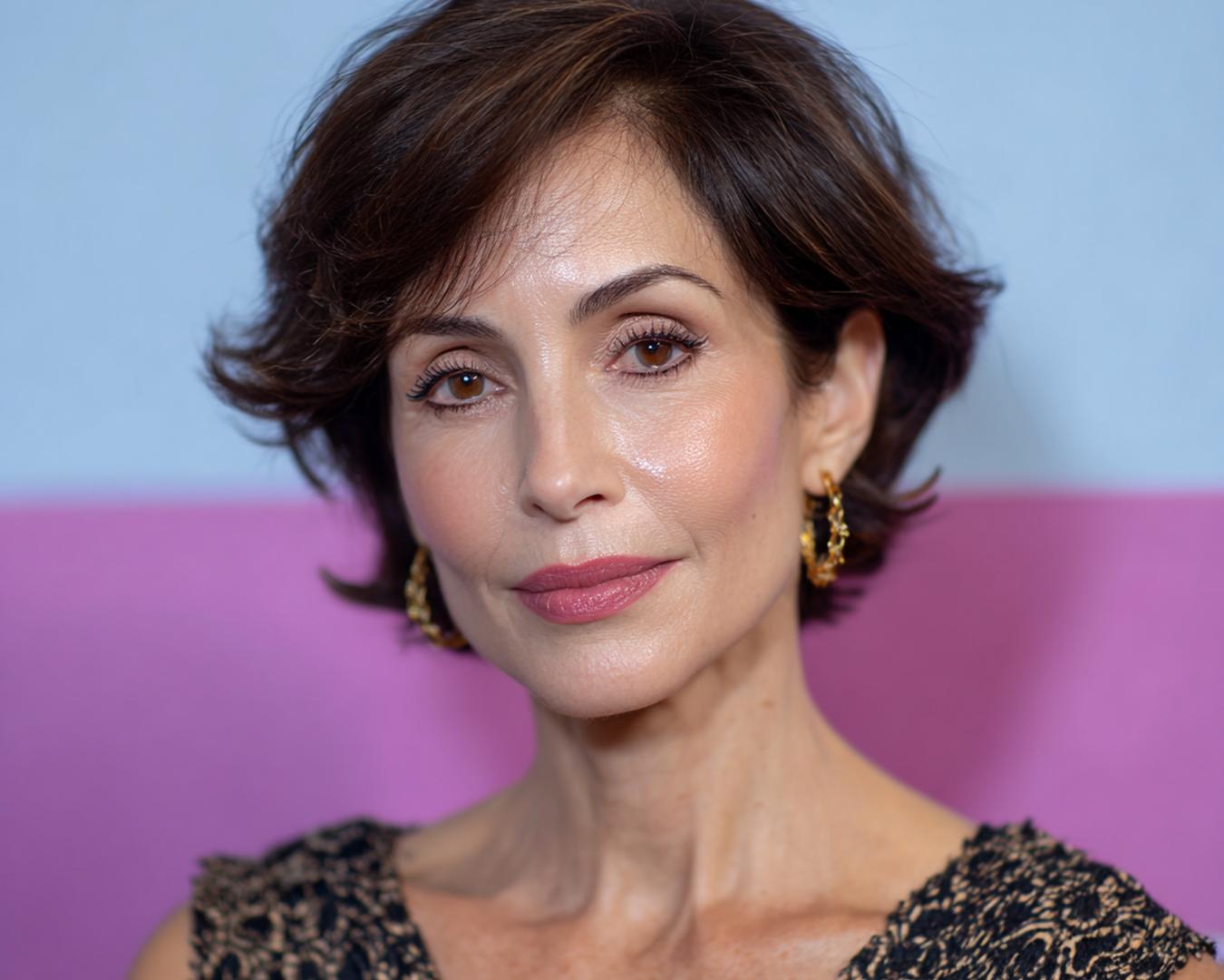 Feathered Brunette Short Bob