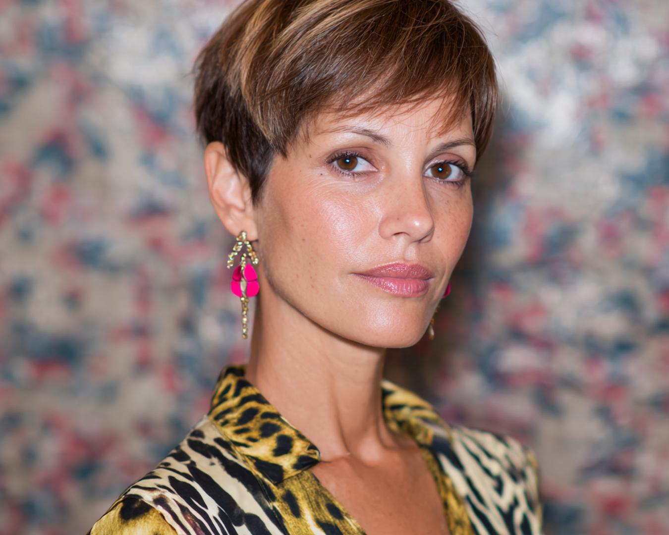 Brown Pixie With Long Fringe