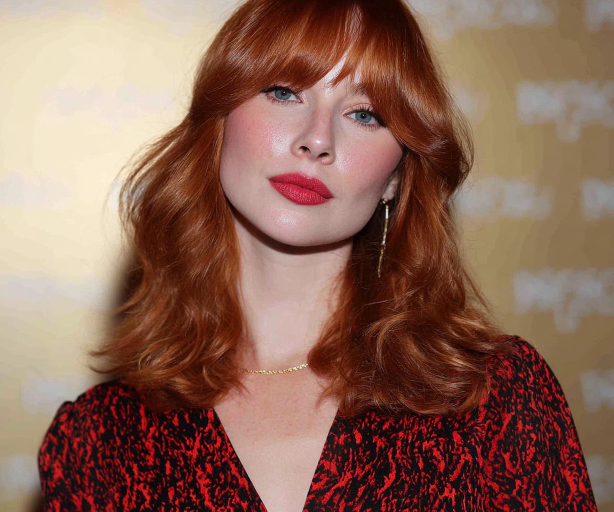 Strawberry Copper With Bardot Bangs